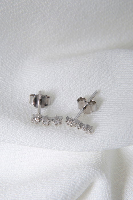 Heliophilia Silver Pendientes de Plata de Ley 925